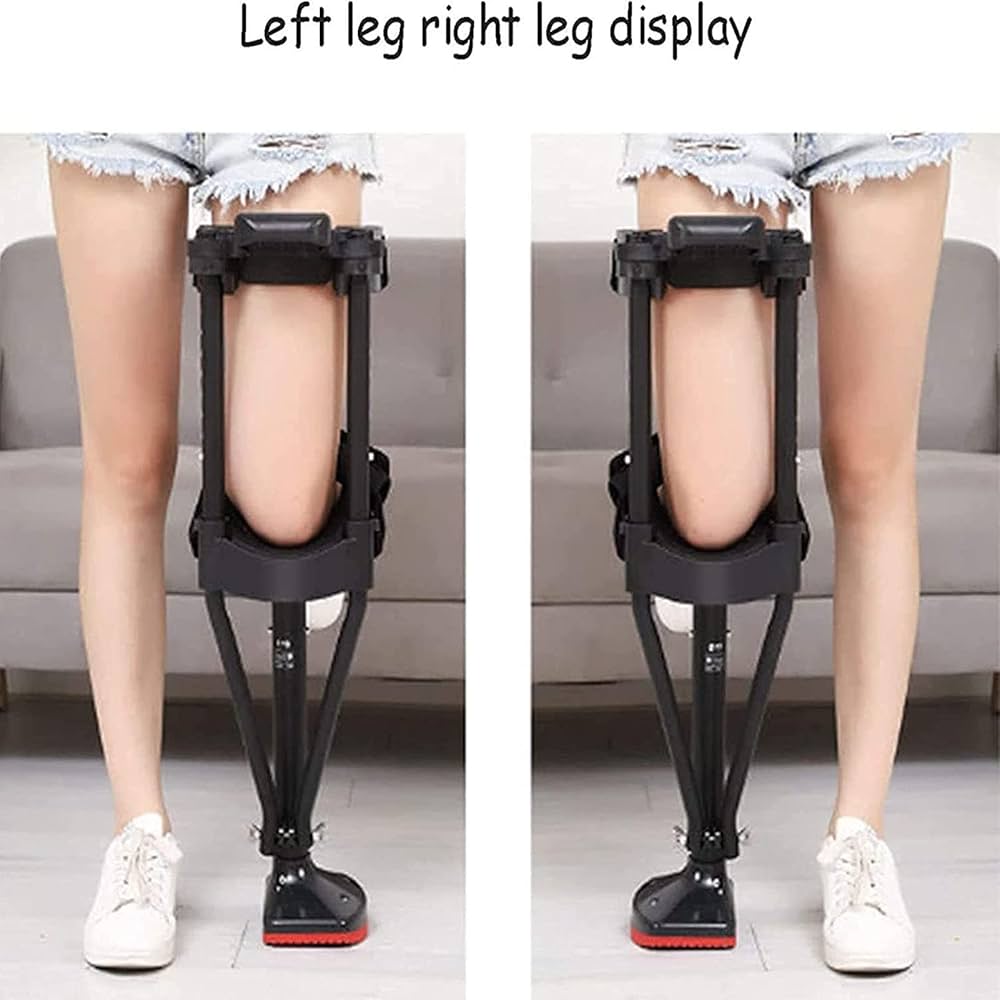 Amazon.co.jp: ハンズフリー松葉杖、歩行補助具 痛みのない膝松葉杖 足