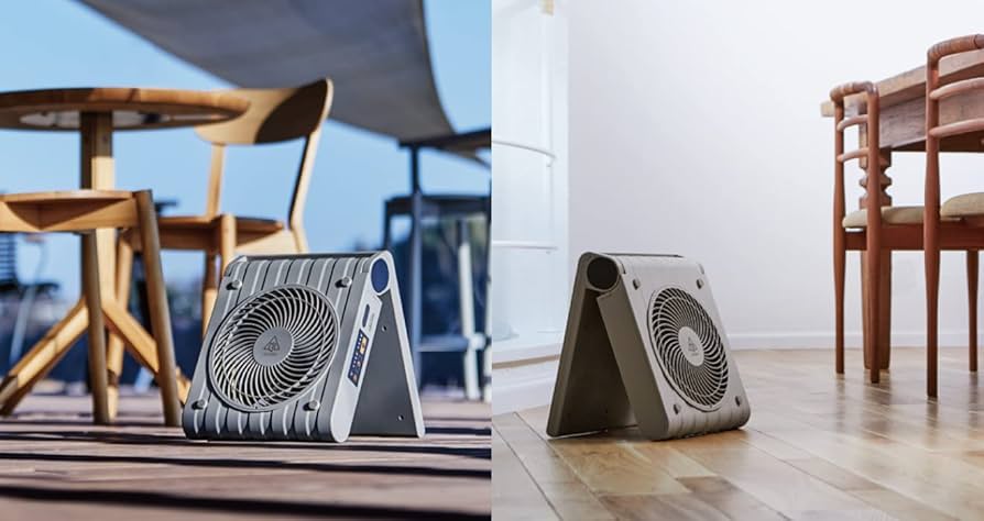 Amazon | APF-560 ソーラーパワーファン SOTOMO グレイッシュ | SOTOMO