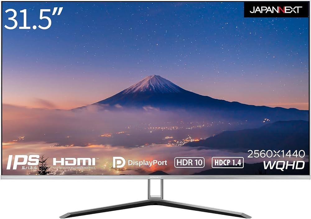 Amazon.co.jp: JAPANNEXT 31.5インチ モニター WQHD 2560x1440解像度
