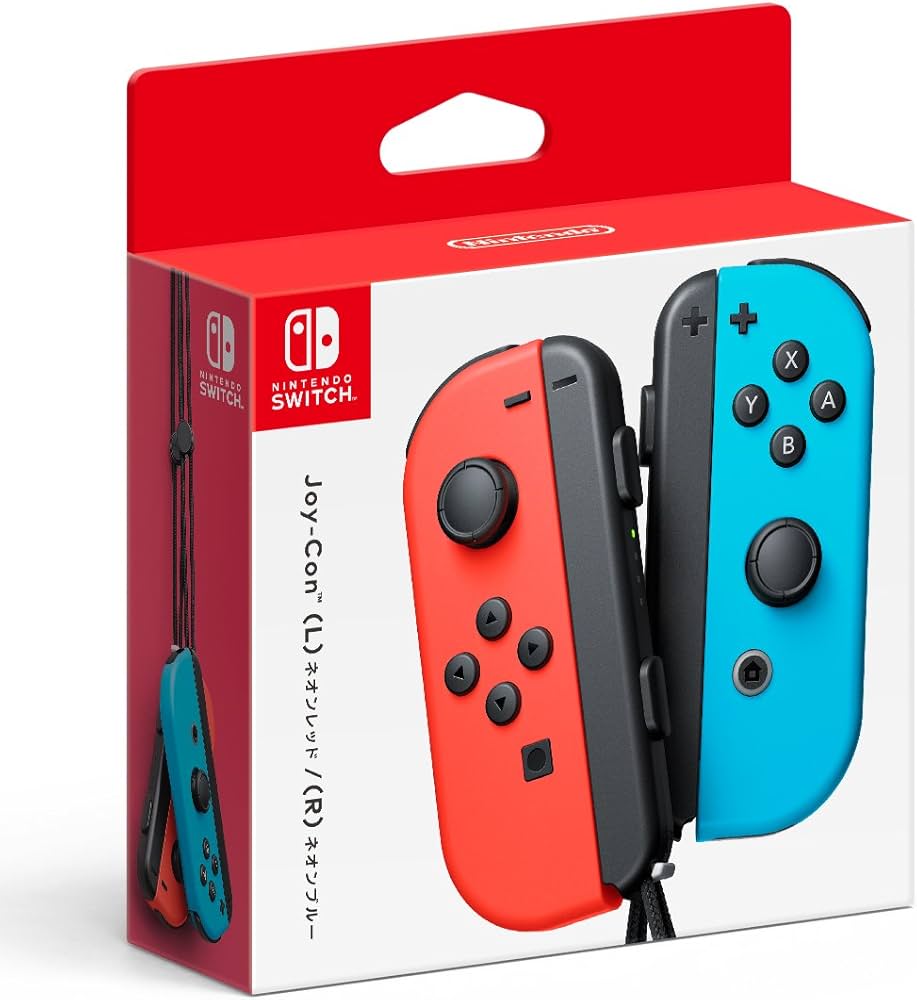 Amazon.com: Nintendo Joy-Con (L/R) - Neon Red/Neon Blue (Renewed