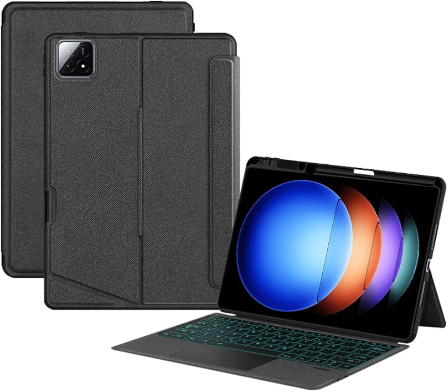 Amazon.co.jp: 縦/横置き対応 Xiaomi Pad 6 キーボード ケース タッチ