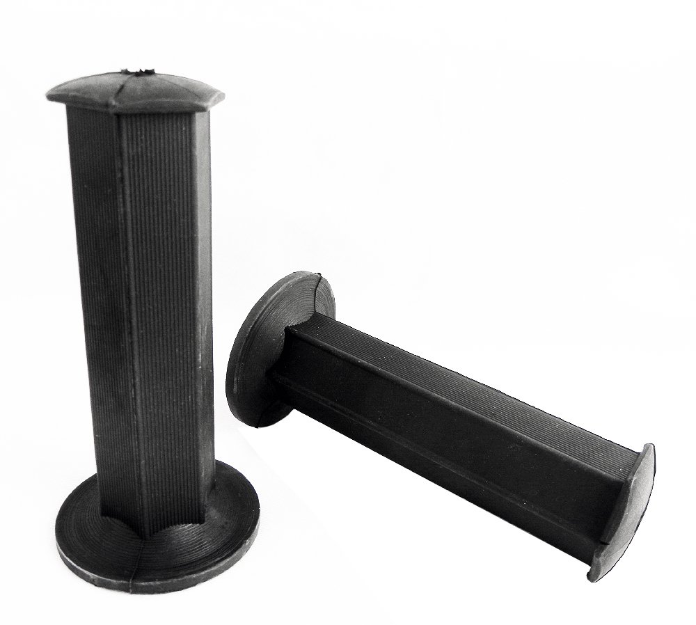 Amazon.co.jp: HK 六角ハンドルグリップ 左右セット [ブラック 黒 非