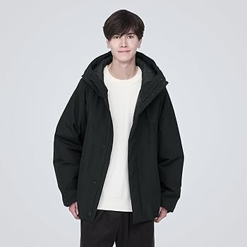 Amazon | 無印良品 ジャケット あったか中わた洗えるフードジャケット