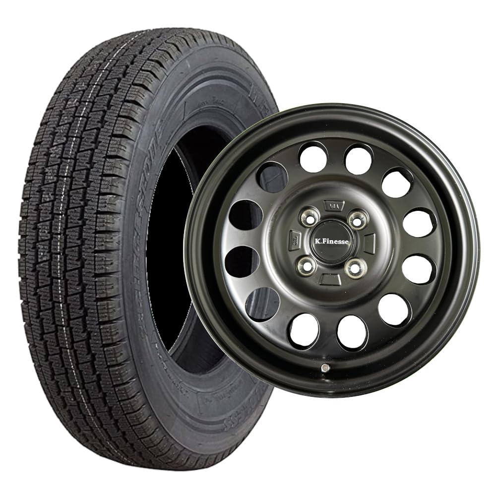 Amazon | (タイヤ)ブリヂストンスタッドレスタイヤ W300 145/80R12 80