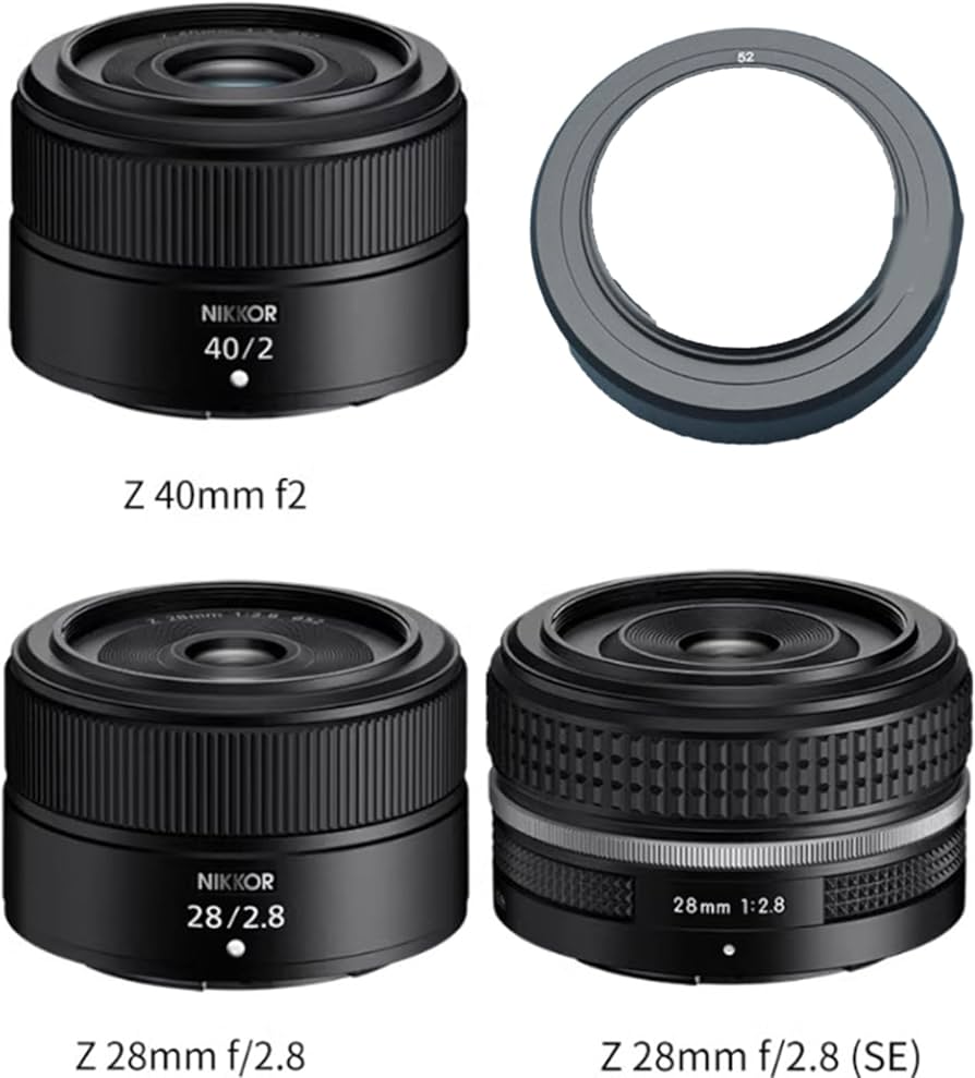 Amazon.co.jp: HF-52 52 ミリメートル軽量金属レンズフードニコン