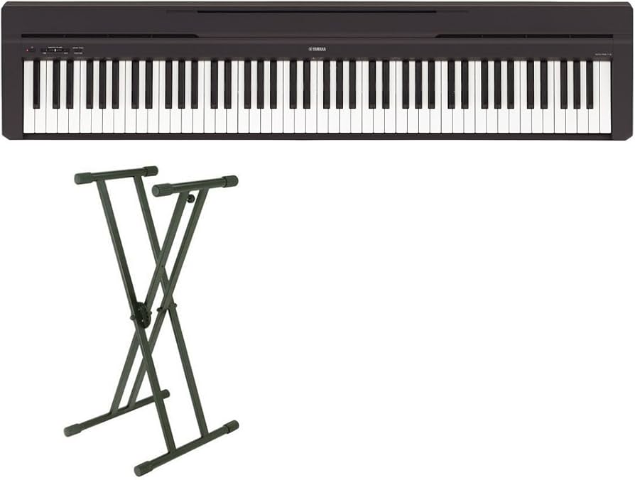Amazon | YAMAHA P-45B ＆ X型スタンドセット 電子ピアノ 88鍵盤