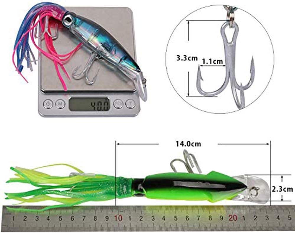 Amazon.co.jp: カジキ イカ 型 ルアー マグロ 6カラー 釣り ルアー