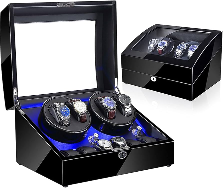 Amazon.co.jp: 2/2+3/4/4+6用腕時計ワインダー 自動巻き時計 男女兼用