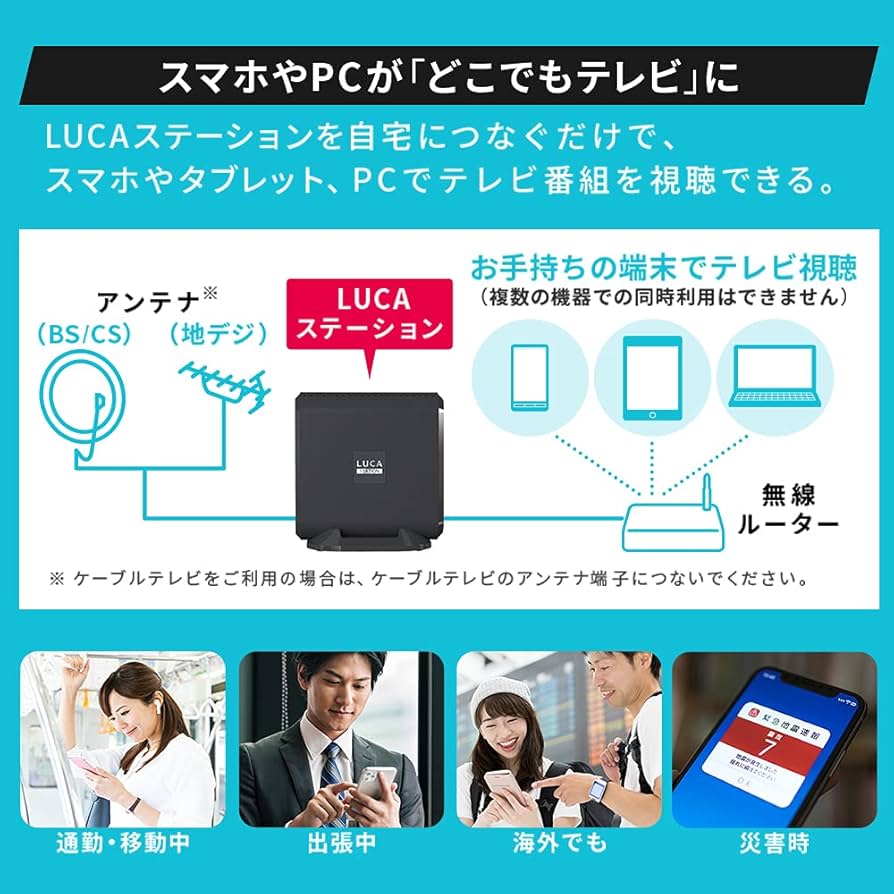 Amazon | アイリスオーヤマ ワイヤレス テレビ チューナー 地デジ/BS
