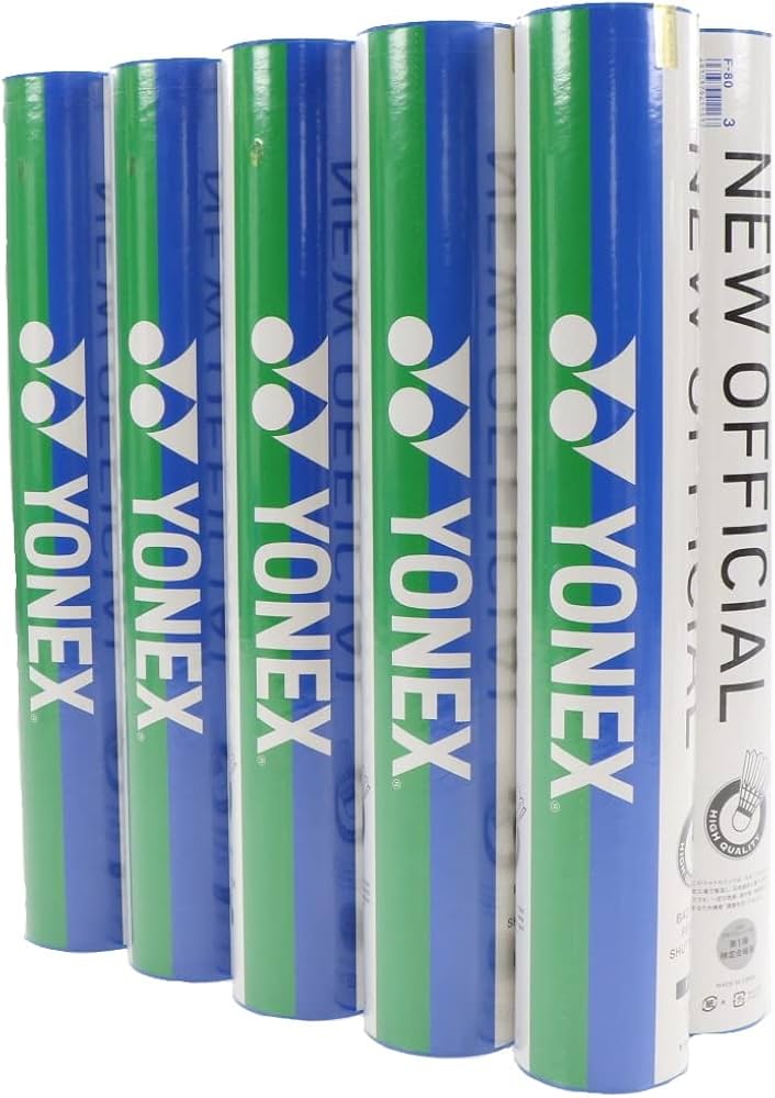 Amazon | [ヨネックス] バドミントン 試合用シャトル F-80ニュー