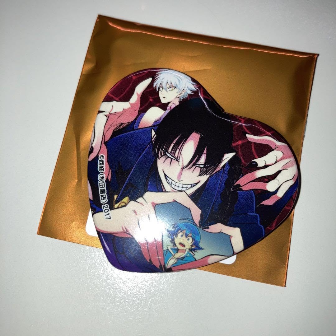 Amazon.co.jp: 魔入りました入間くん トレーディングハート型缶バッジ