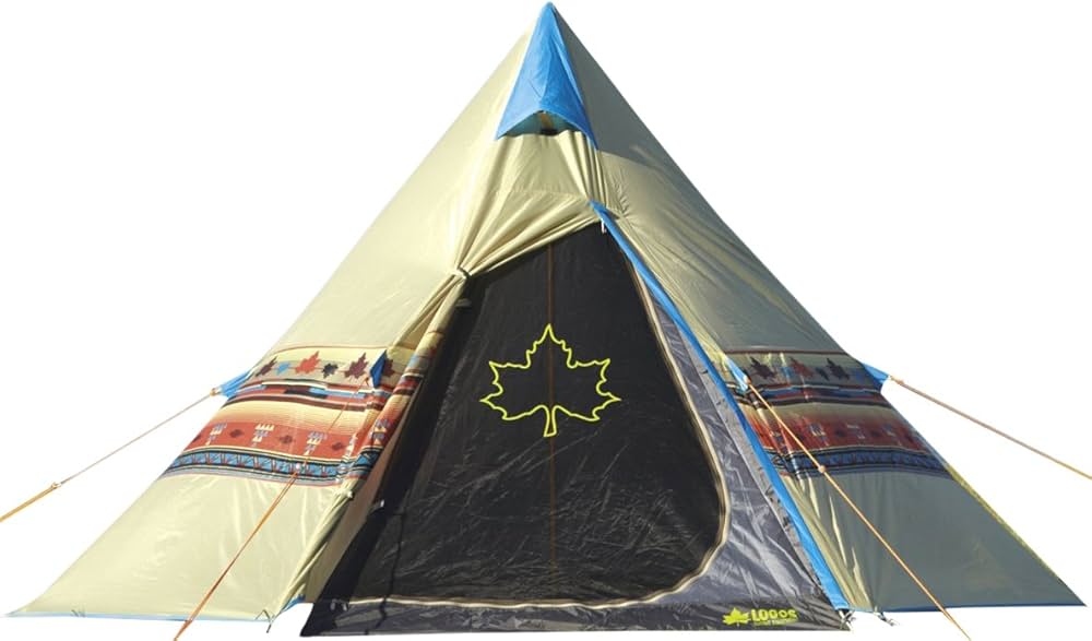 Amazon | ロゴス テント Tepee ナバホ300[2~3人用] 71806501 | ロゴス