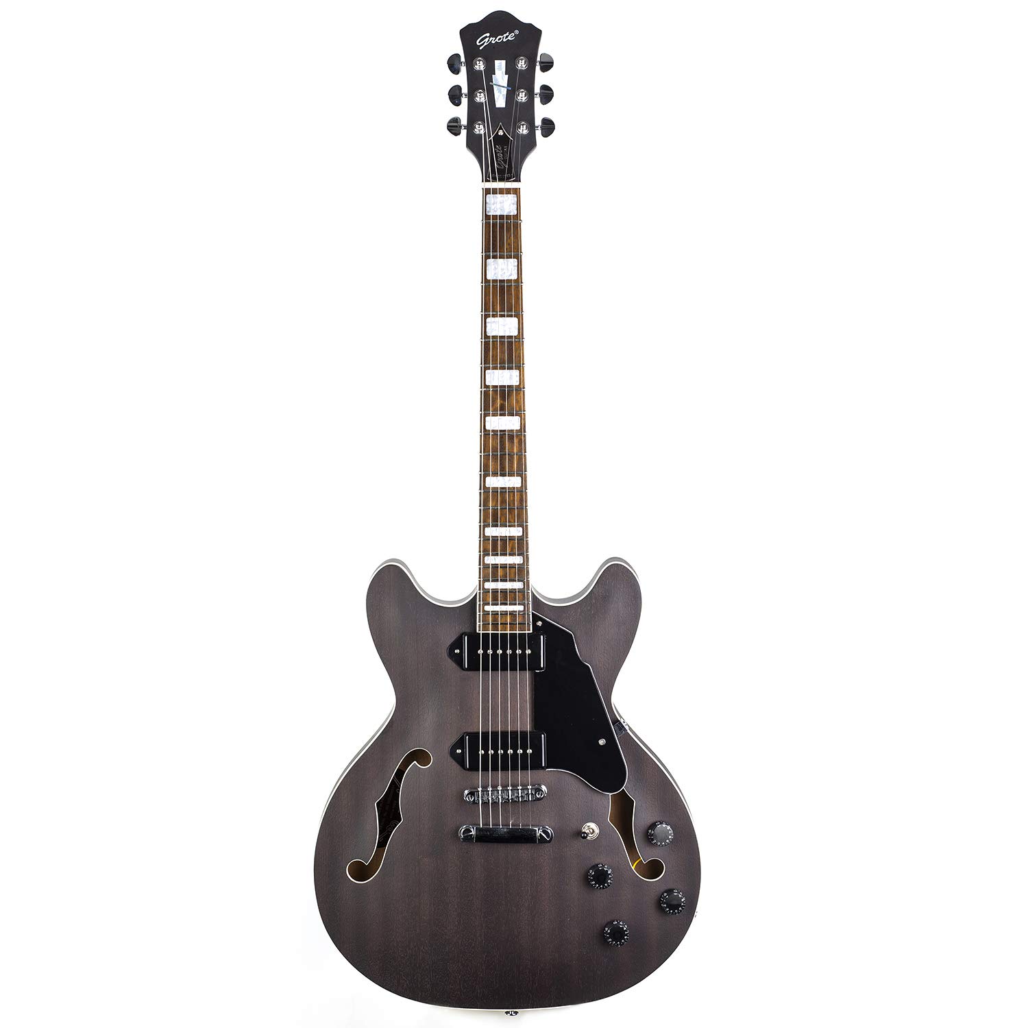 Amazon.com: GROTE Electric Guitar Semi-Hollow Body Guitar matte