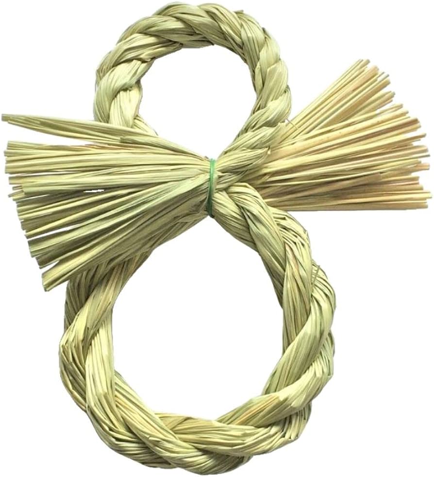 Amazon | しめ縄 材料 リース 土台 ナチュラル (8型 20cm) | 正月飾り