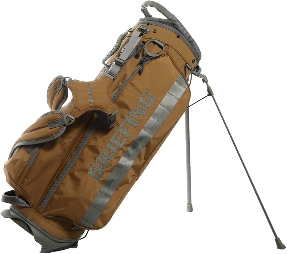 Amazon | [ブリーフィング] ゴルフ キャディバッグ スタンド型 3.1kg 5
