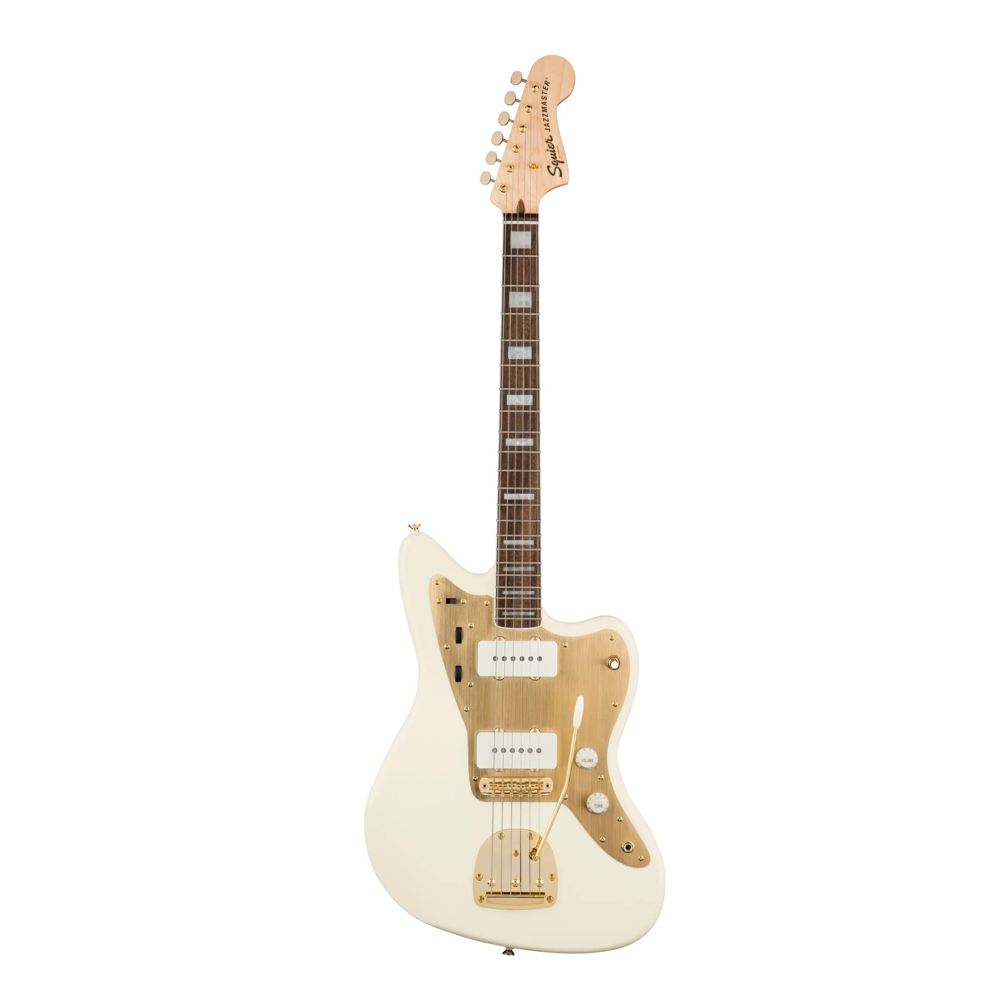 Amazon | Squier by Fender 40th Anniversary Jazzmaster Gold Edition