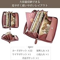 Amazon | [MGsable] クロコダイル ギャルソン ラウンド 長財布 男女