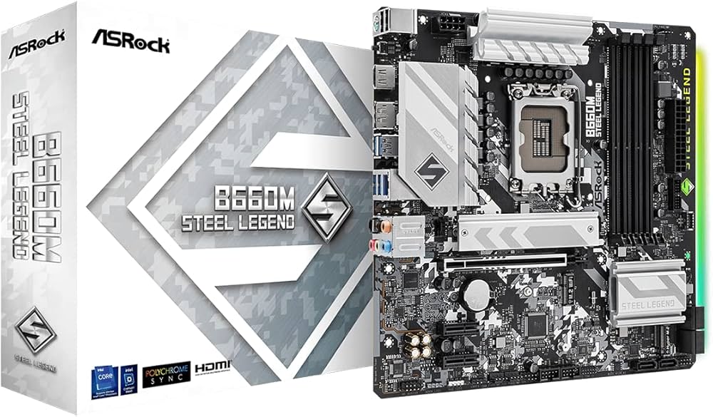 Amazon | ASRock マザーボード B660M Steel Legend Intel B660