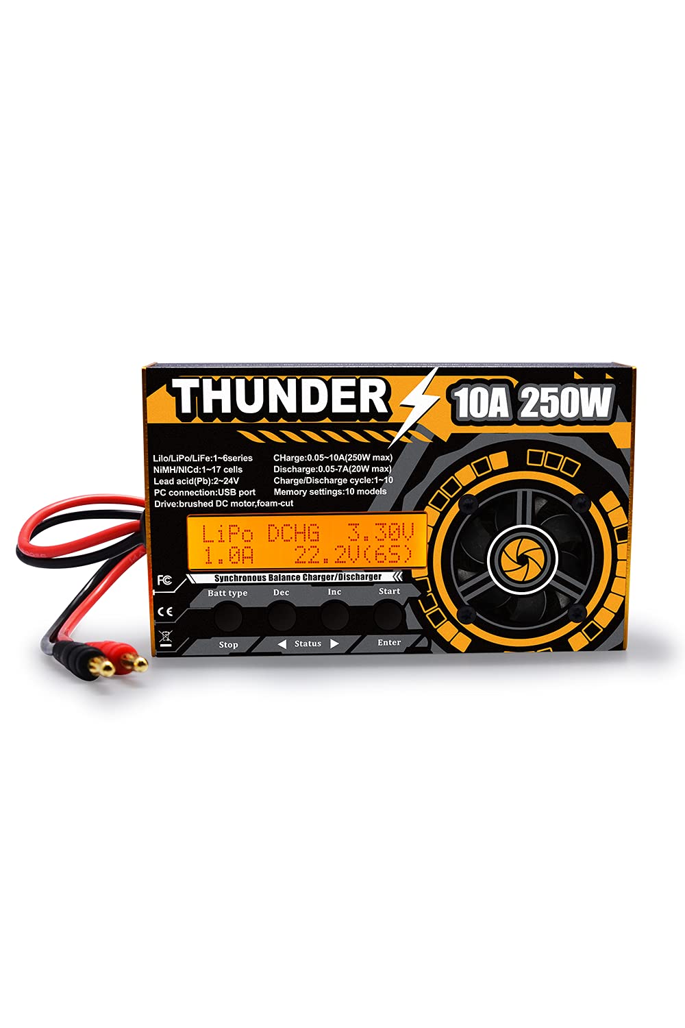 Amazon.co.jp: HOTA THUNDER ミニ四駆 充電器 6250【 Turnigy Reaktor