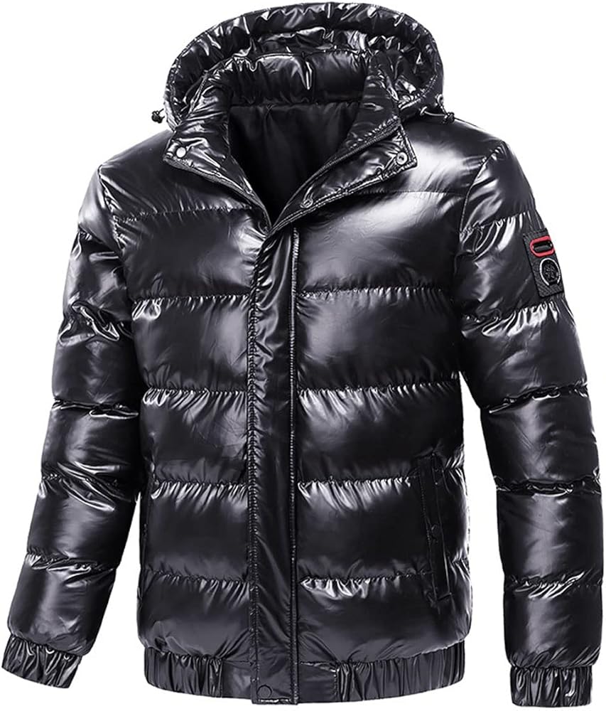 VZXATYOP Men Women Winter Water Resistant Quilted Puffer Jacket