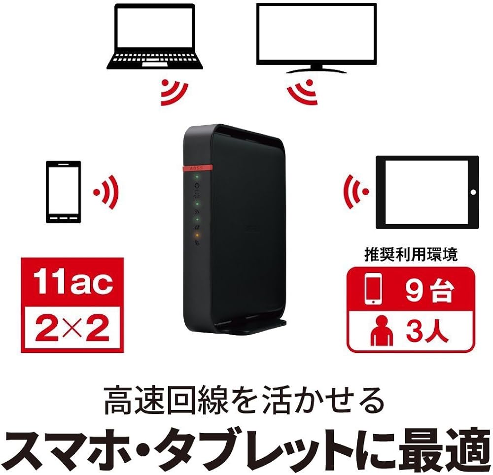 Amazon | BUFFALO バッファロー WiFi 無線LAN ルーター WHR-1166DHP4