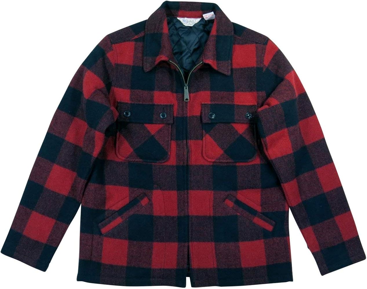 Amazon.co.jp: [ファイブブラザー] バッファローチェック C.P.O ウール