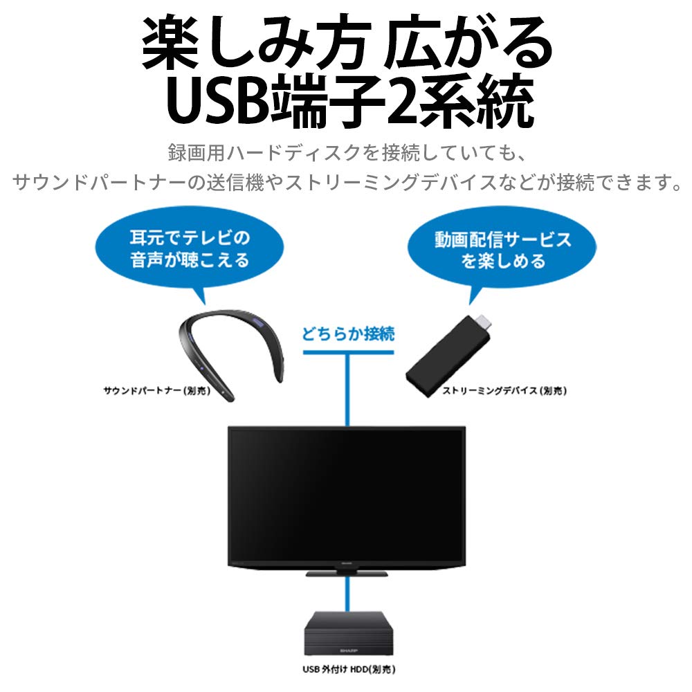 Amazon.co.jp: シャープ 19V型 液晶 テレビ AQUOS 2T-C19DE-B