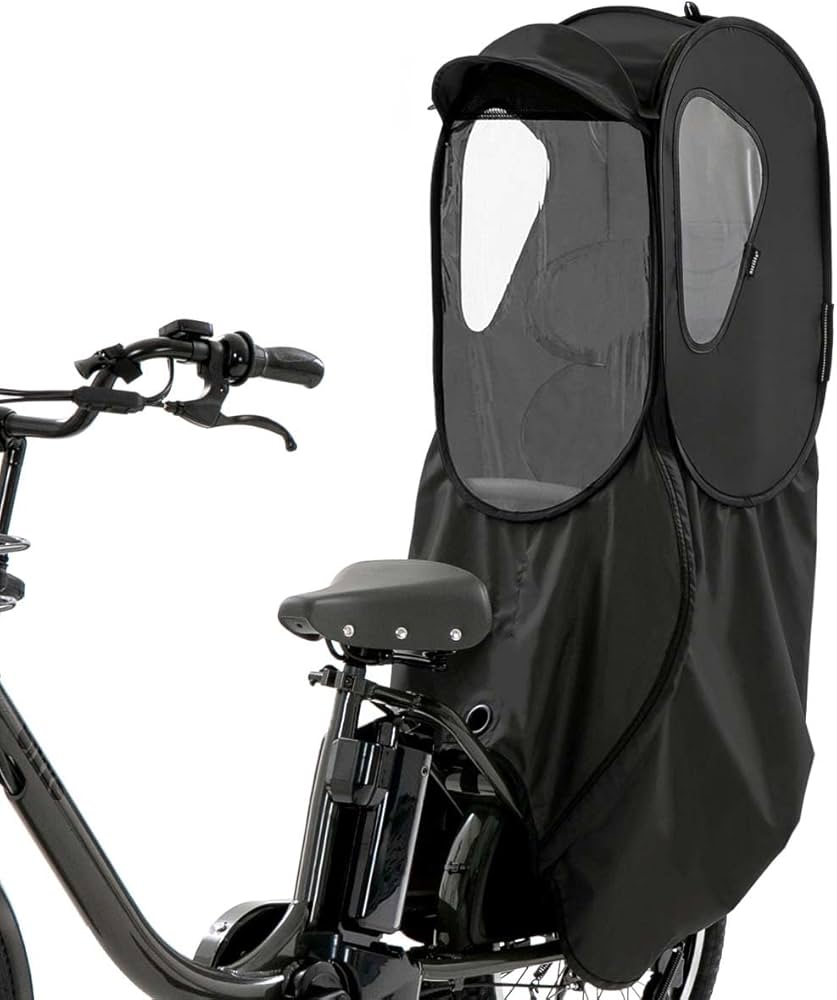 Amazon.co.jp: norokka(ノロッカ) 自転車 子供乗せ レインカバー 後