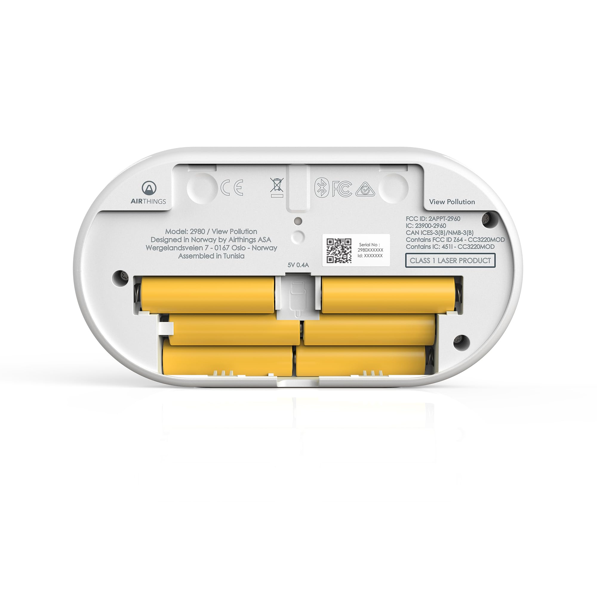 Amazon.co.jp: Airthings View Pollution - 室内空気質モニター、PM