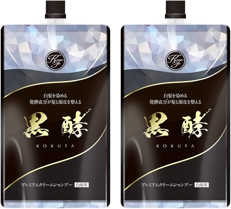 Amazon | プレミアム発酵クリームシャンプー 黒酵【1本3役】コクファ