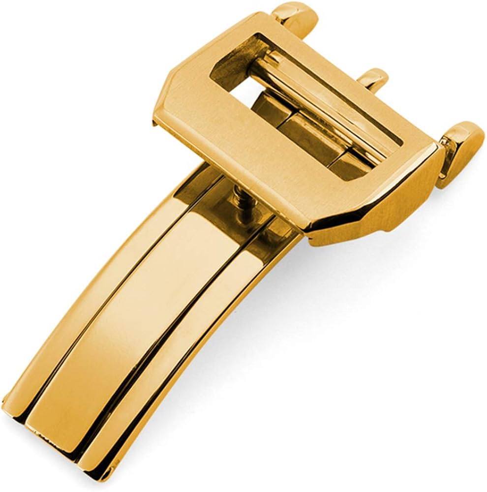 Amazon.co.jp: [Nywing] 18mm IWC尾錠 Dバックル スチール腕時計