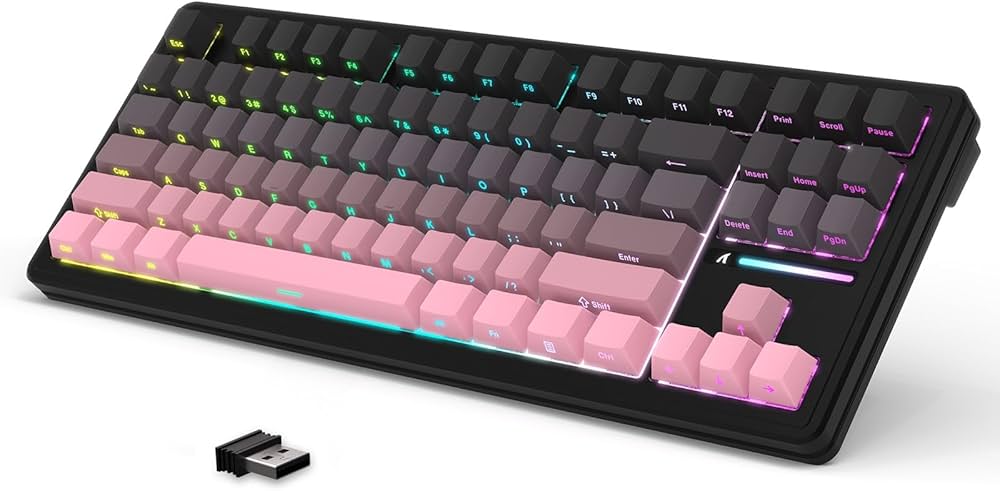 Amazon | MAMBASNAKE x ATTACK SHARK M87PROV2 ゲーミング キーボード