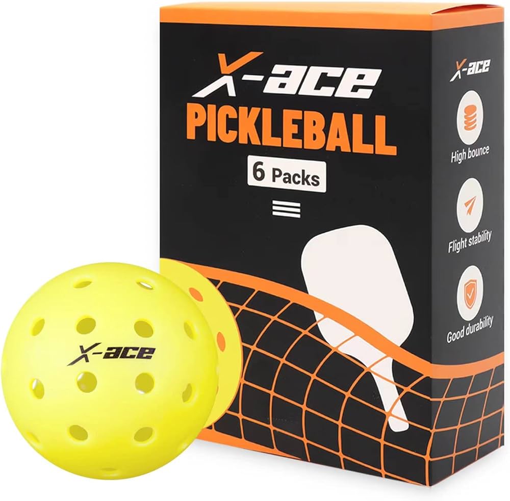 Amazon.co.jp: X-ACE アウトドア ピックルボールボール | 40穴