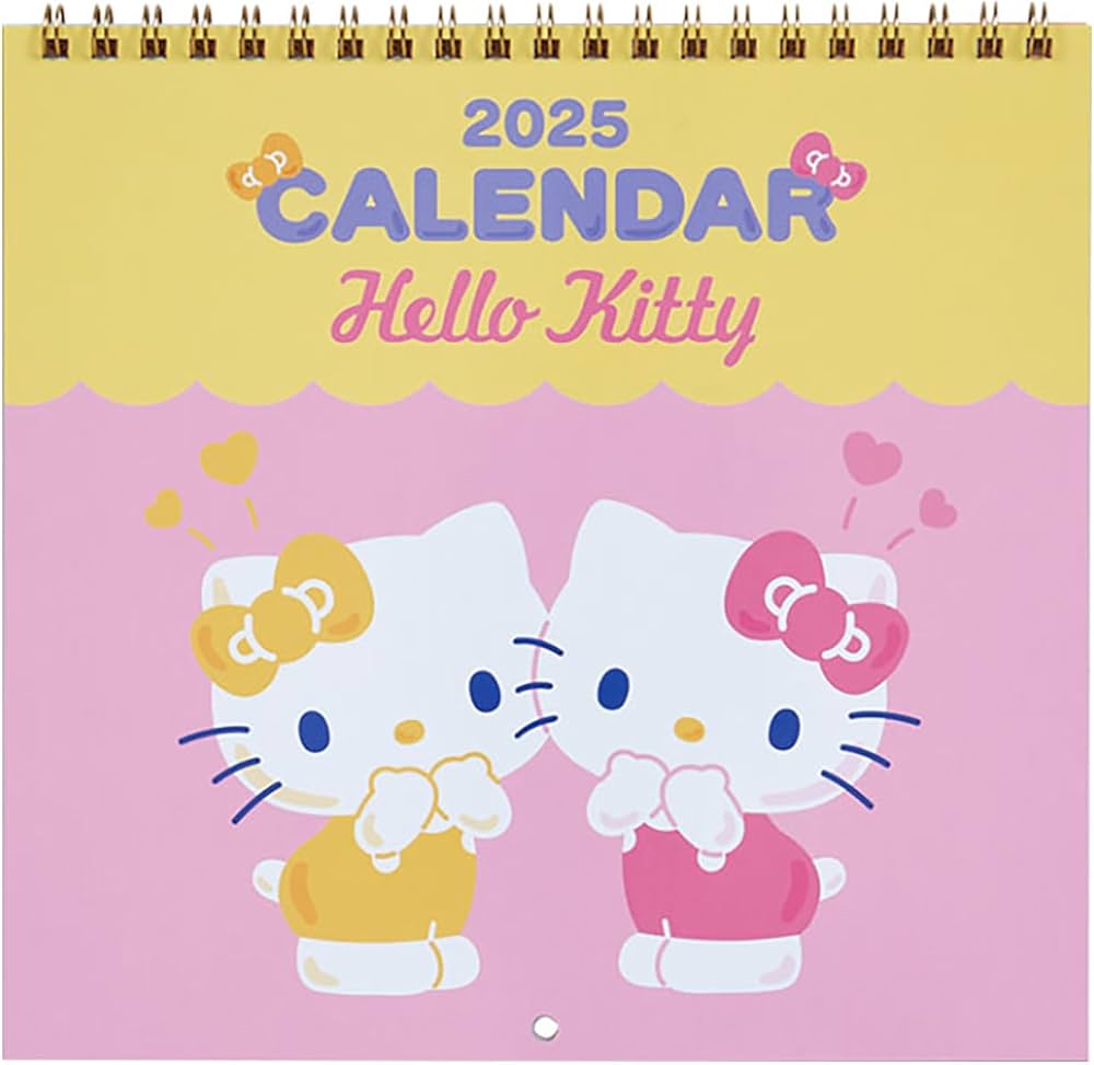 Amazon.co.jp: Sanrio (SANRIO) Wall Calendar M 2025 Hello Kitty