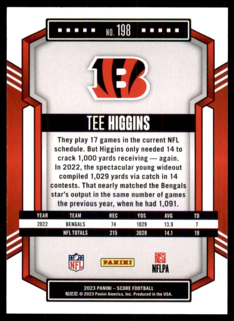 Amazon.com: 2023 Score #198 Tee Higgins Cincinnati Bengals NFL