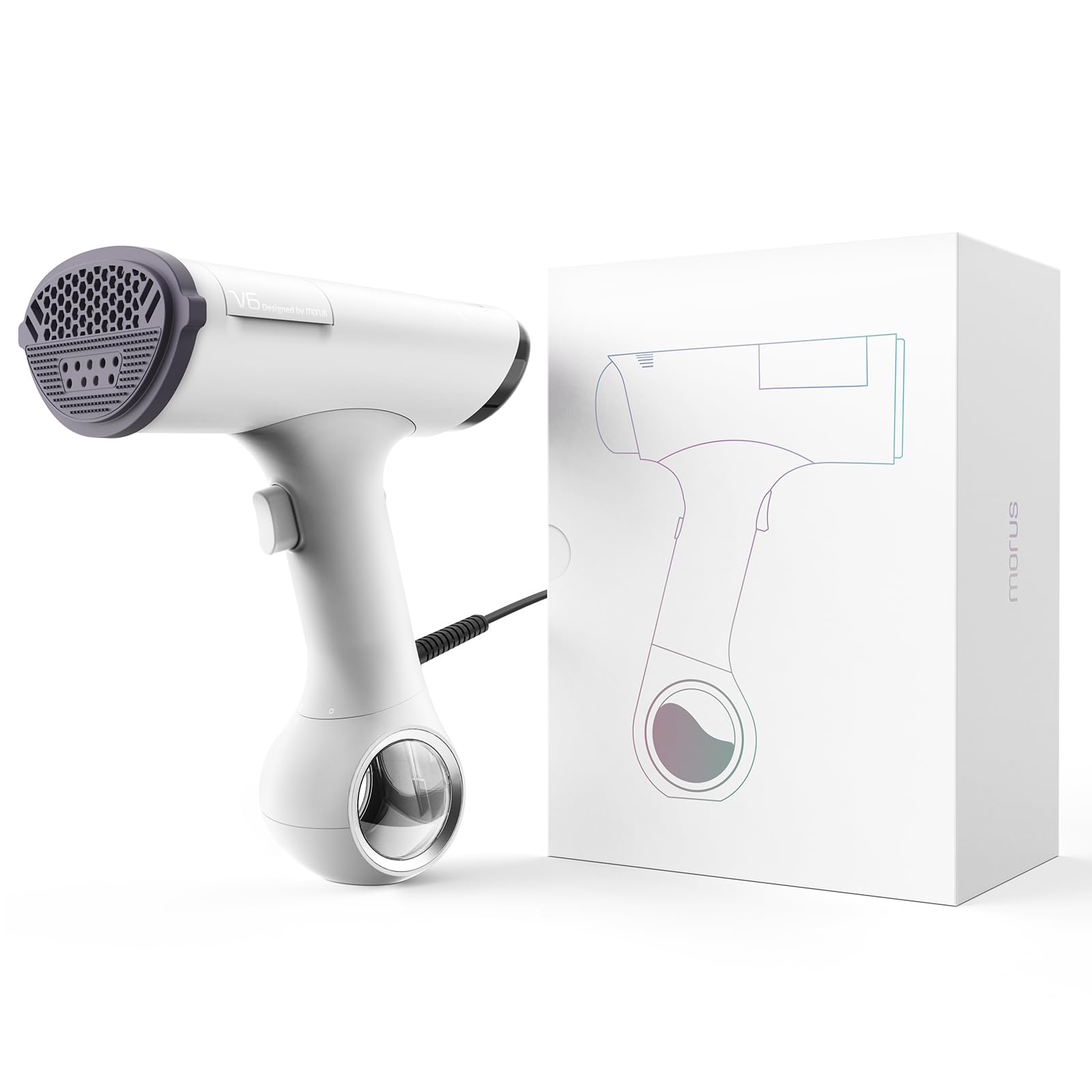 Amazon | Morus V6 Plus 吸着式衣類スチーマー スチームアイロン 香り