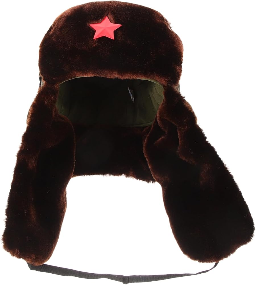 Amazon.co.jp: [PACKOVE] ウシャンカ ロシア 毛皮 帽子、ソビエト 軍隊