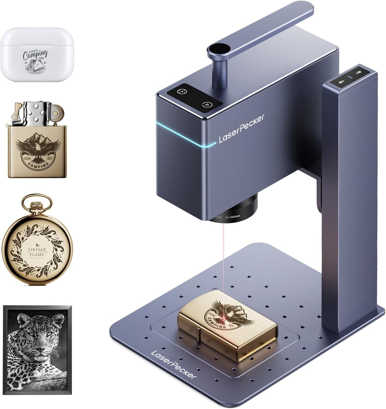 Amazon | LaserPecker3 レーザー彫刻機 金属＆プラスチック＆アクリル