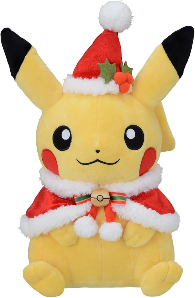 Amazon.co.jp: Pokemon Center Original Plush Christmas Pikachu