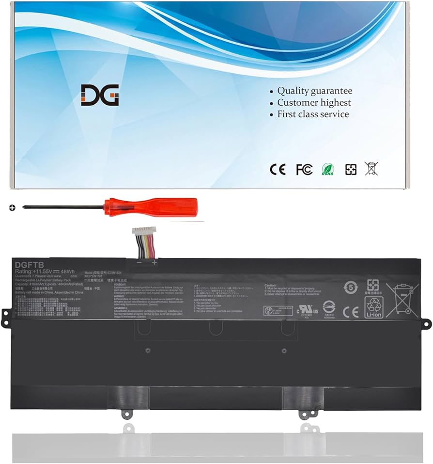 Amazon.com: DGFTB C31N1824 Laptop Battery for Asus Chromebook Flip