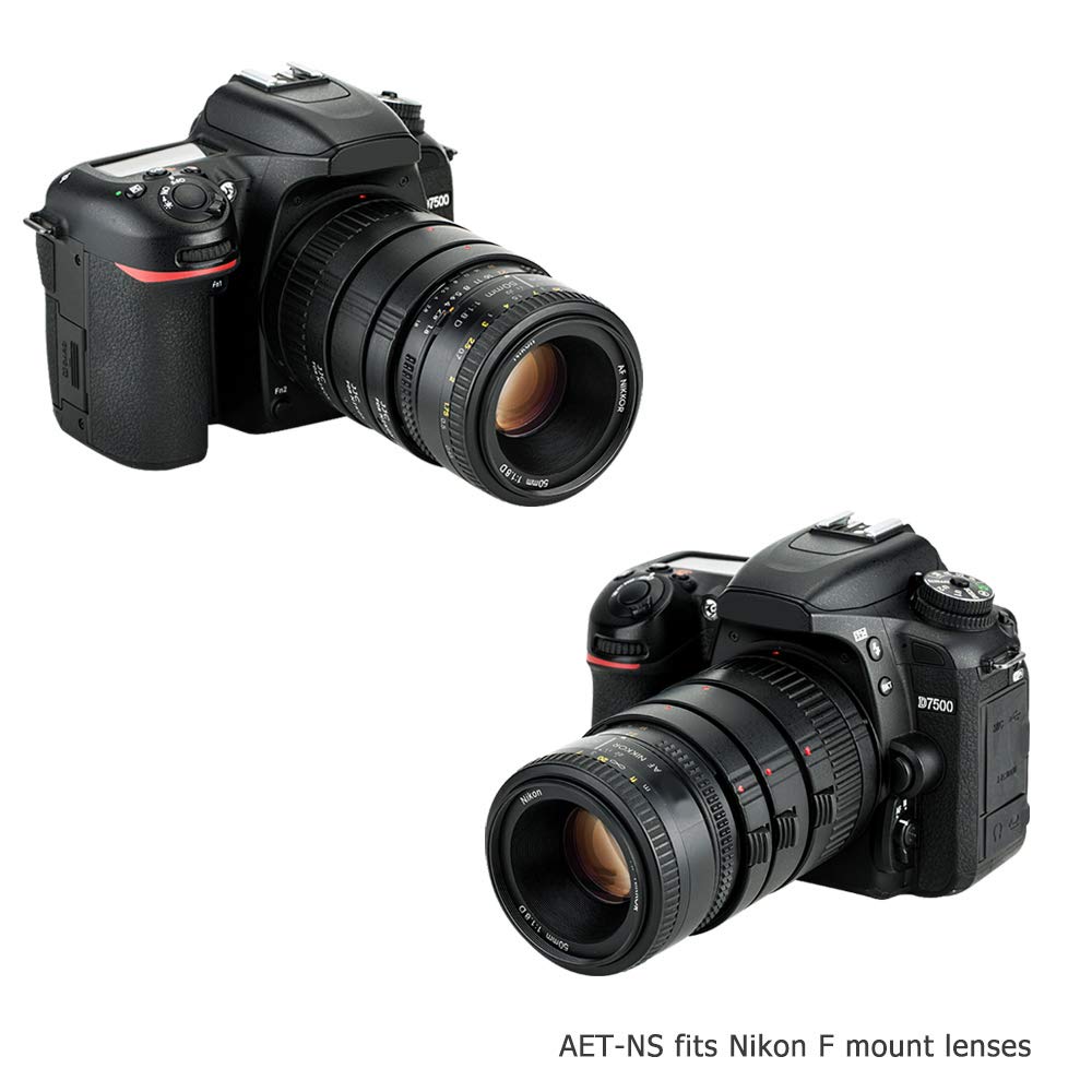 Amazon.com : JJC F Mount Auto Focus Macro Extension Tube Set for