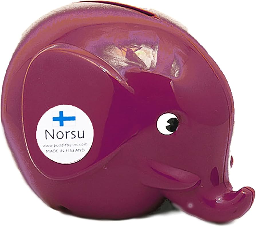 Amazon.co.jp: Fantti ゾウ 貯金箱 鍵付き 北欧 フィンランド おしゃれ