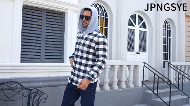 Jpngsye Mens Sherpa Fleece Lined Flannel Buffalo Plaid Jackets