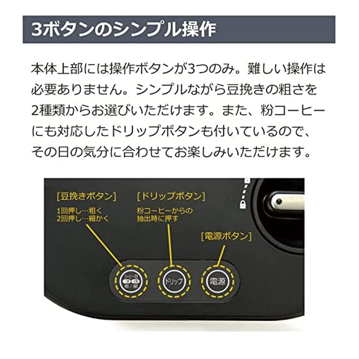 Amazon | 山本電気 全自動コーヒーメーカー ドリップ式 ミル付き 450ml
