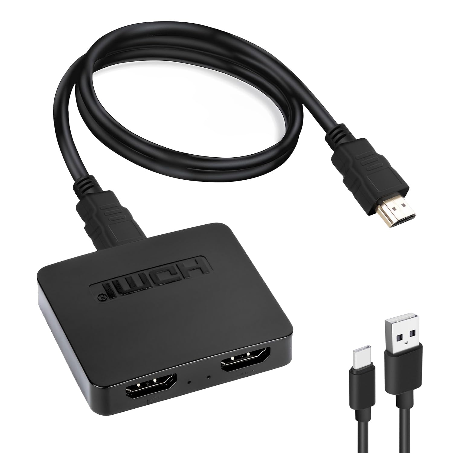 Amazon | J-Wonlyus HDMI 分配器 1入力2出力 4K 30Hz 音声 ビデオ 同時