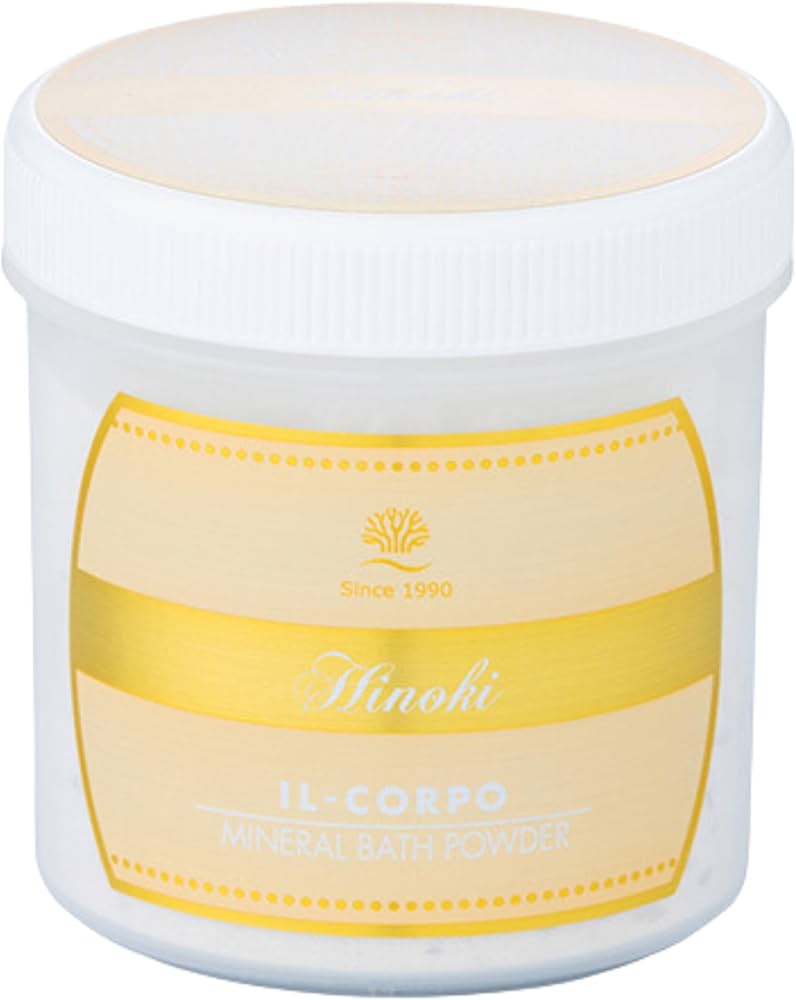 Amazon | 【イルコルポ】ミネラルバスパウダー ヒノキ 600g (30回分