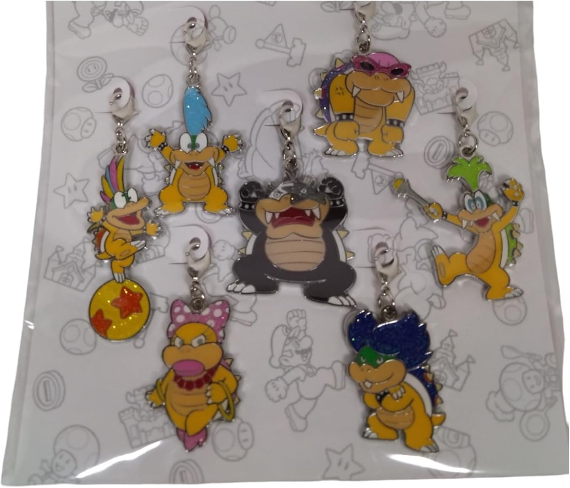 Amazon.co.jp: USJ マリオ チャーム セット キーホルダー コクッパ