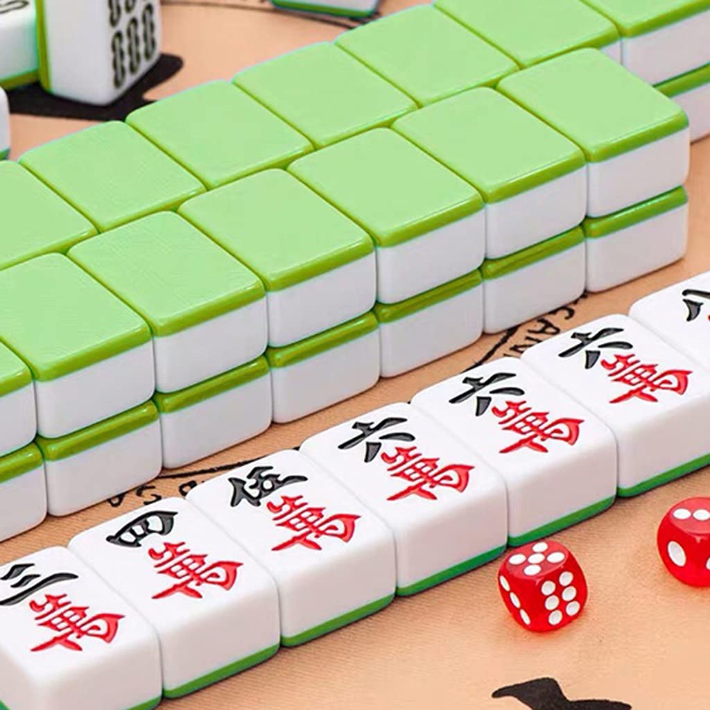 Amazon | 麻雀牌 中国麻雀セット、 アルミケース付き中国麻雀ゲーム