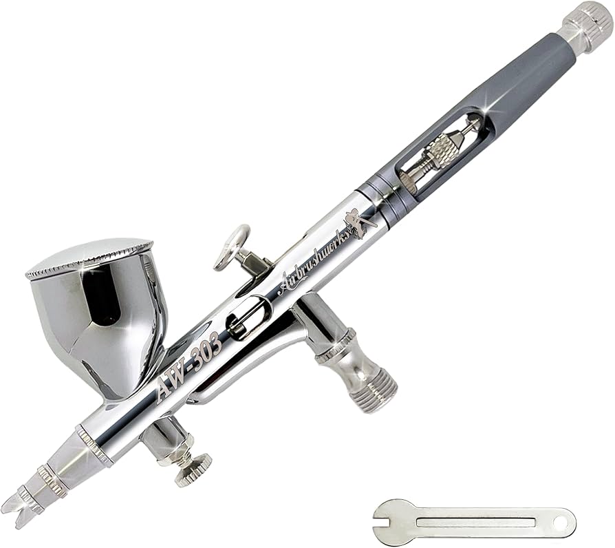 Amazon | 【エアブラシワークス】AW-303 エアブラシ ハンドピース 0.3