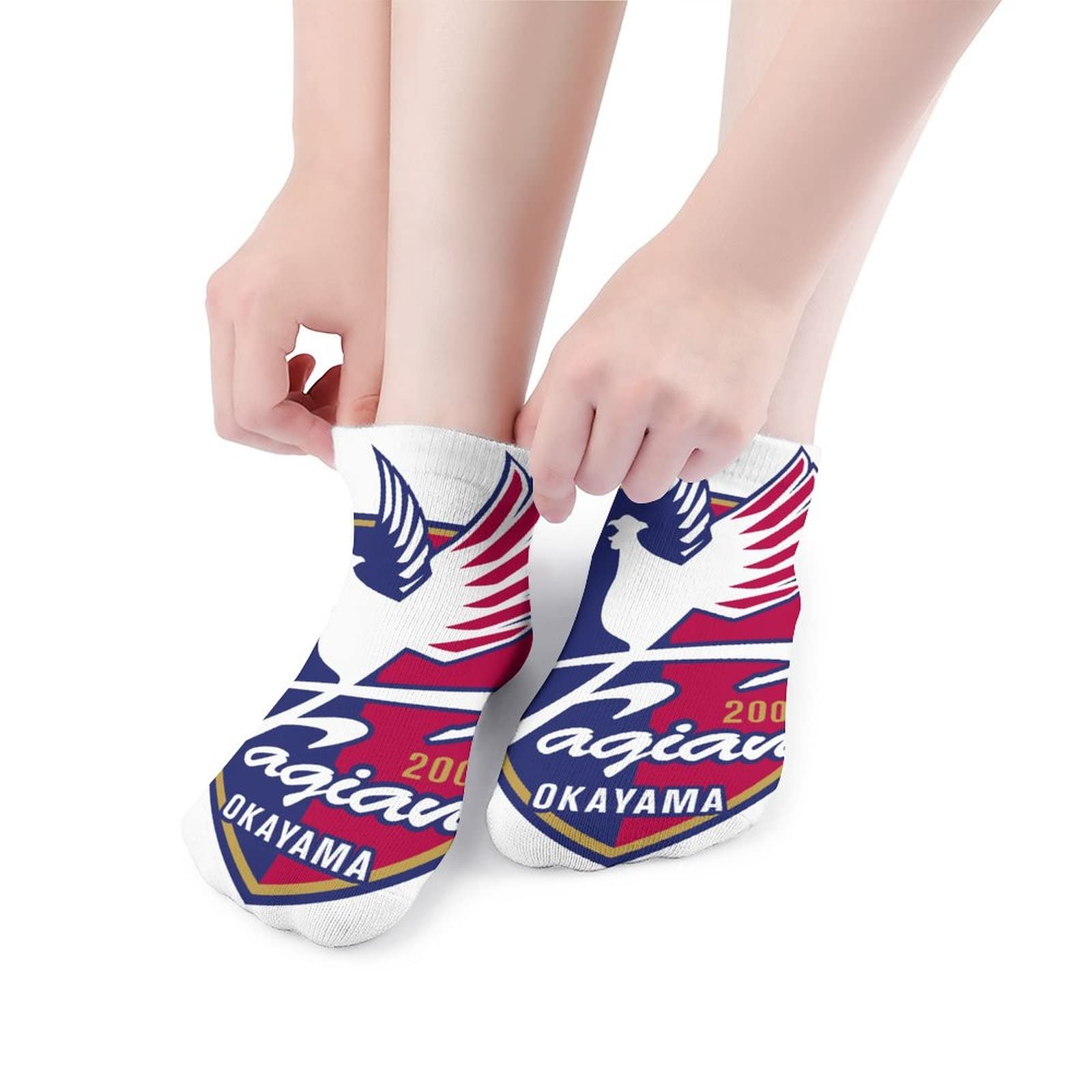 Amazon.co.jp: ファジアーノ岡山FC 靴下 スポーツソックス ショート